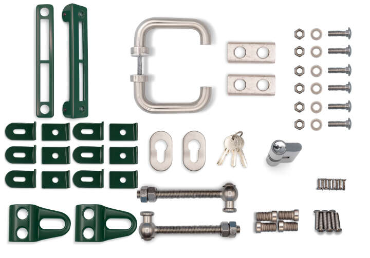 Gartentor 8/6/8 mm 1-flügelig